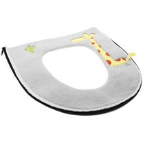 PENIKOKO Soft Round Toilet Seat Padded Cover 1Pack