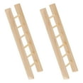 thumbnail image 3 of 2pcs Dollhouse Mini Ladder Wooden Mini Ladder Craft Landscape Model Decoration, 3 of 8