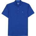 thumbnail image 4 of Camisa Polo de Rendimiento para Hombre IZOD de Golf con Patrón de Cuadrícula Azul, Talle S, 4 of 6