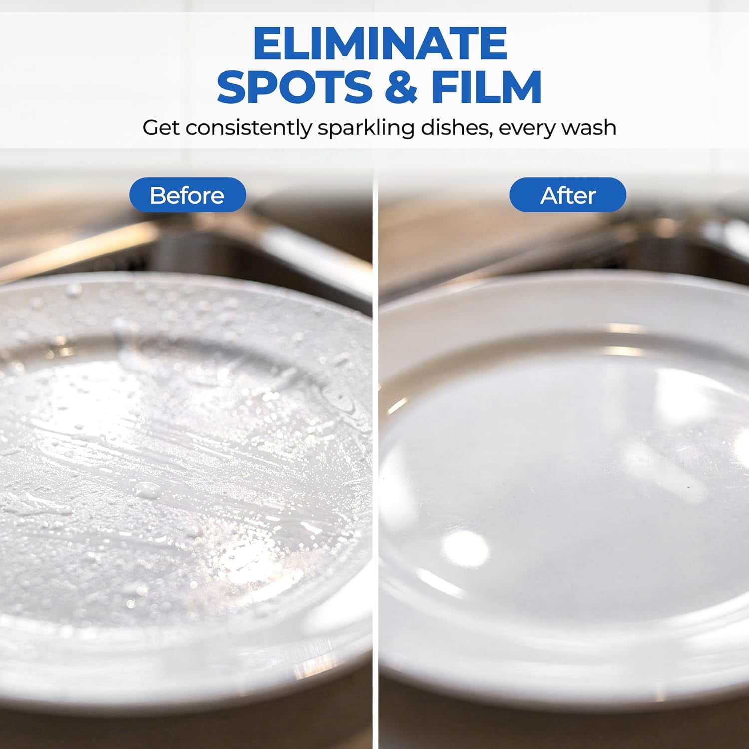 Aromasong Dishwasher Salt 5 lb - Natural Water Softener Salt for Cleaner Dishes and Spot-Free Finish