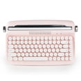 thumbnail image 1 of Teclado inalámbrico YUNZII ACTTO B303 Retro Bluetooth Rosa, 1 of 9