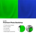 thumbnail image 2 of LS Photography Photo Backdrop Stand Kit, Green & Blue Backdrop, Holders, and Carry Bag, WMT1889, 2 of 8