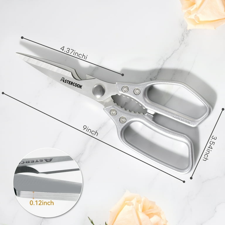 Astercook Stainless Steel Kitchen Shears with Ergonomic Handle photo 2