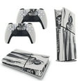 thumbnail image 5 of Grim Reaper Sketch Console Skin Bundle for PS5 Pro Slim Disc & Digital / PS4 – Full Wrap + Dual Controller Flair, 5 of 5