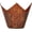 Golden pattern, variant on Orange color Large size Tulip Baking Cups 2-1/4"(Base diameter) x 4"(Wall height) Parchment paper baking cupcake Muffin liners, Case of 130 pcs