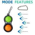 thumbnail image 3 of 4Pcs Simple Dimple Fidget Popper Keychain,Mini Push it Pop Cute Small Toy as Gift for Kids, 3 of 6