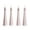 A, variant on 4 Pack White Halloween Ghost Flameless Taper Candles, Real Wax LED Candles with Flickering 3D Wick, Light-Sensitive Auto-/Off Indoor Table Decor, 1.6 x 9.5 inch A