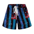 thumbnail image 4 of JIKNTTR Running Shorts For Women Casual Drawstring Shorts Summer Elastic Waist Shorts Pocketed Pants Running Shorts Pocket Sporty Shorts, 4 of 4