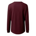 thumbnail image 3 of Womens Large Loose Solid V Neck Casual Loose V Neck Top T Shirt Womens Turtle Neck Long Sleeve Tops Womens Workout Tops Loose Fit Loose Fit Athletic Tops for Women Pack of Long Sleeve T Shirt Women, 3 of 4