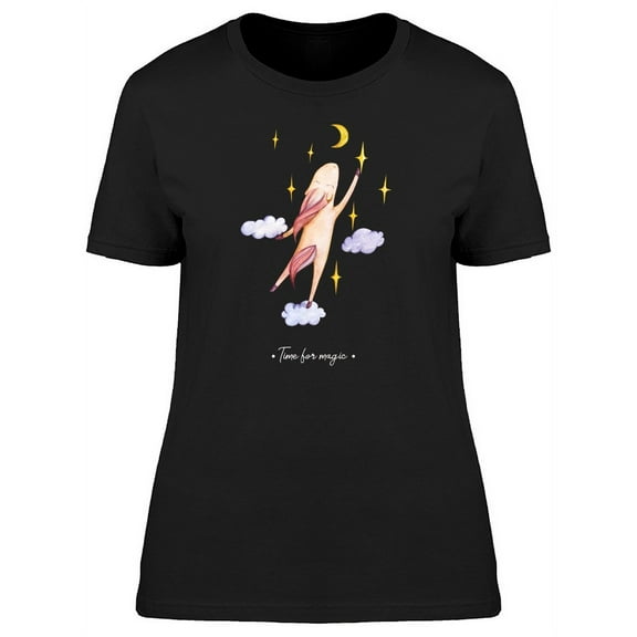 Time For Magic Cute Unicorn T-Shirt Women -Image by Shutterstock, Female x-Large