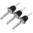 thumbnail image 2 of 10 tapones vertedores de licor de acero inoxidable para vino, herramienta de barra para bar, hogar, restaurantes, color acero inoxidable, sin tapa., 2 of 14