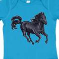thumbnail image 4 of Inktastic Beautiful Galloping Black Horse Boys or Girls Baby Bodysuit, 4 of 5