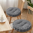 thumbnail image 6 of Clearance Outdoor Chair Cushions, Office Cushion Chair Seatcushion, 16x16 in Seat Cushion Kitchen Chairs, Seat Cushions Outdoor(Dark Gray), 6 of 6