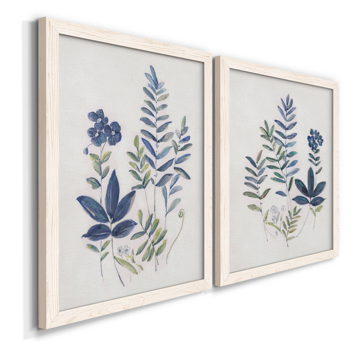 Fern Study I - Premium Framed Canvas 2 Piece Set - Ready to Hang