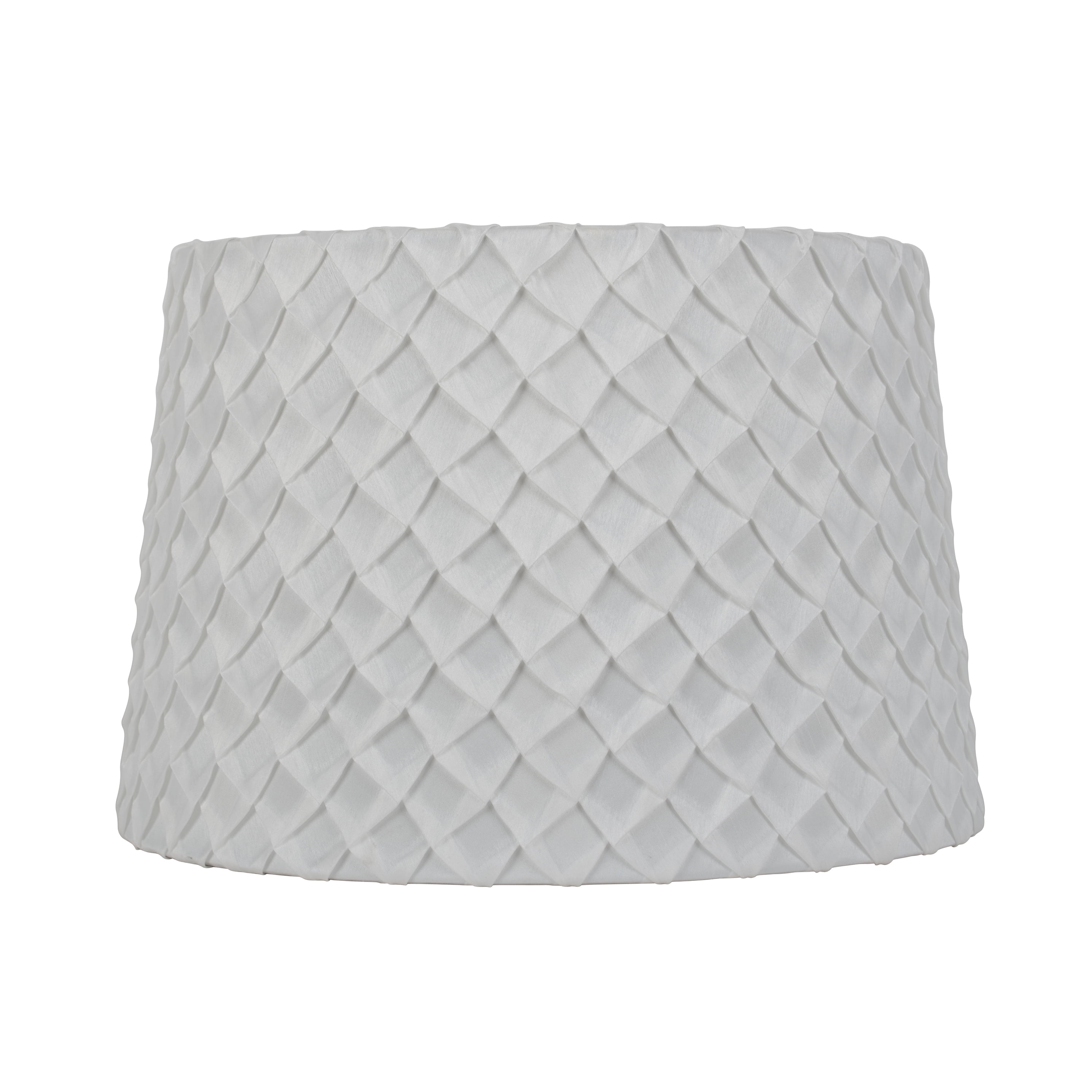 white pleated lamp shade
