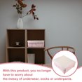 thumbnail image 4 of Compartment Underwear Storage Box Foldable Underpants Organizer With Lid Socks Storage Holder, 4 of 9