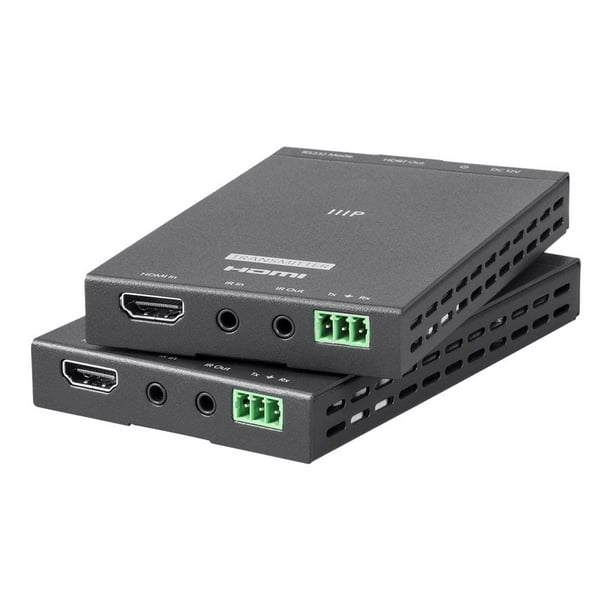 Monoprice HDBaseT Blackbird 4K Pro Extender - Vidéo/audio/infrarouge/série - HDMI, HDBaseT 2.0 - jusqu'à 230 Pieds