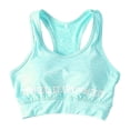 thumbnail image 1 of Female Push Up Padded Yoga CropTops Breathable Shockproof Workout Gym Running Bra Solid Color Fitness Yoga Athletic Vest, 1 of 24