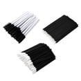 thumbnail image 1 of Aplicadores De Maquillaje Desechables perfecl 150 Piezas Kit De Pincele Negro, 1 of 8