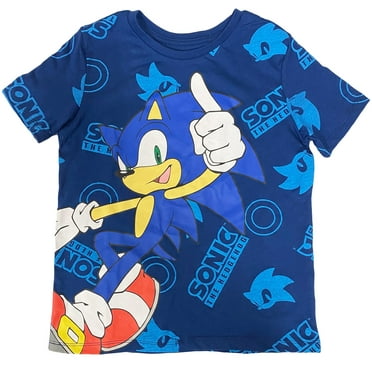 Sonic The Hedgehog Face Youth T-Shirt - Walmart.com