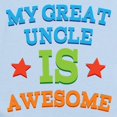thumbnail image 2 of CafePress - My Great Uncle Is Awesome Infant Bodysuit - Baby Light Bodysuit, Size Newborn - 24 Months, 2 of 4