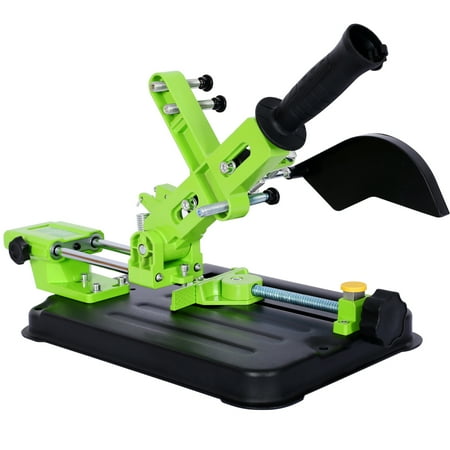 

CHNGQANW Universal Angle Grinder Stand Grinder HOlder Sliding Handle bracket Upgraded Cast Iron Base Cutting Angle Adjustable for 100 and 125 Angle Grinder