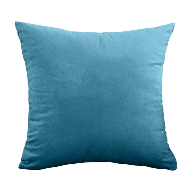 Cojines decorativos de terciopelo para sofá, cojines para sillón y silla, relleno de almohada cuadrada para sala de estar y dormitorio, respaldo mullido para la cintura y la cabeza.