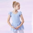 thumbnail image 3 of Toddler Ballet Leotard For Girls Dance Flutter Sleeve Leotard Ballerina Ballet Dress Outfit, 3 of 3