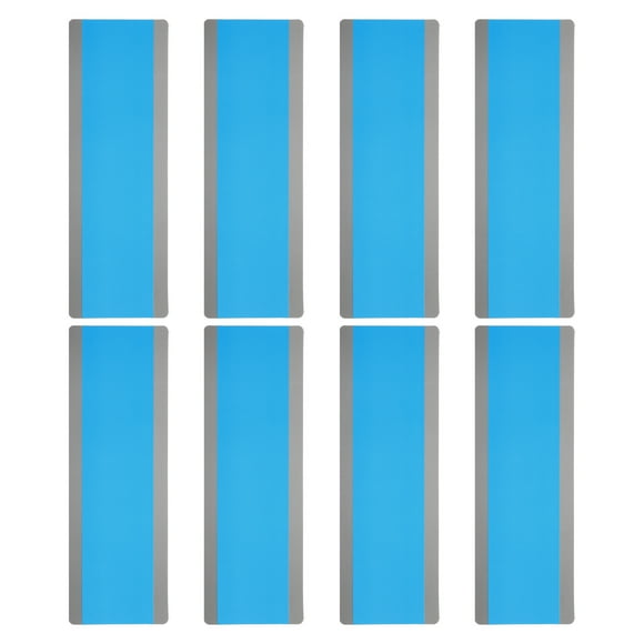 Unique Bargains Guided Reading Strips Highlight Colored Overlay Bookmark Reading Tracking Teaching Supplies Blue 8pcs