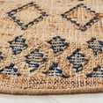 thumbnail image 3 of SAFAVIEH Natural Fiber Mia Geometric Area Rug, Blue/Natural, 6' x 6' Round, 3 of 8