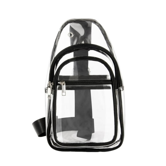Bolso de pecho BLESIY Mochila transparente multiusos informal de gran capacidad para hombres