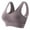 Gray, variant on FamilyThread Women’s Spandex Bra Comfort Seamless Removable Pads Sleep Bras, Yoga Bra, Sports Bras Wireless for Women