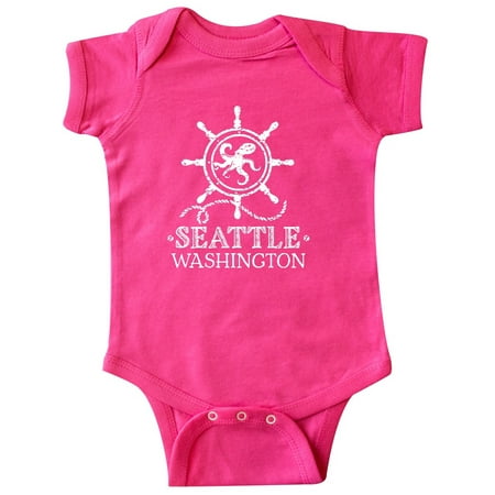 

Inktastic Seattle Washington Octopus Gift Baby Boy or Baby Girl Bodysuit