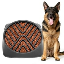 JASGOOD Slow Feeder Dog Bowls Large Breed, Puzzle Maze for Fast Eaters, Square Base, Non-Slip, Made Without BPA, Helps Prevent Bloat & Aid Digestion 5 Cups