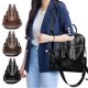 thumbnail image 1 of Bolso de Hombro de Pvc de Gran Capacidad para Mujer (Marrón, Negro y Café) - Moderno Bolso de Viaje para La Escuela - 28 X 26 X 10 Cm - Múltiples Opciones de Transporte - Diseño Duradero y Elegante -, 1 of 6