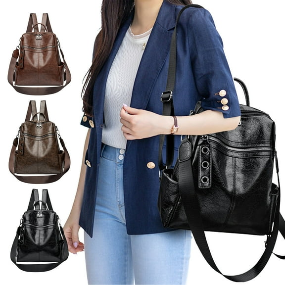 Women's Large Capacity Shoulder Bag | Fashion Handbag for Work Travel School | Versatile Tote Purse for Commuters | PVC Leather | Multiple Colors | 28x26x10cm | 1 Piece