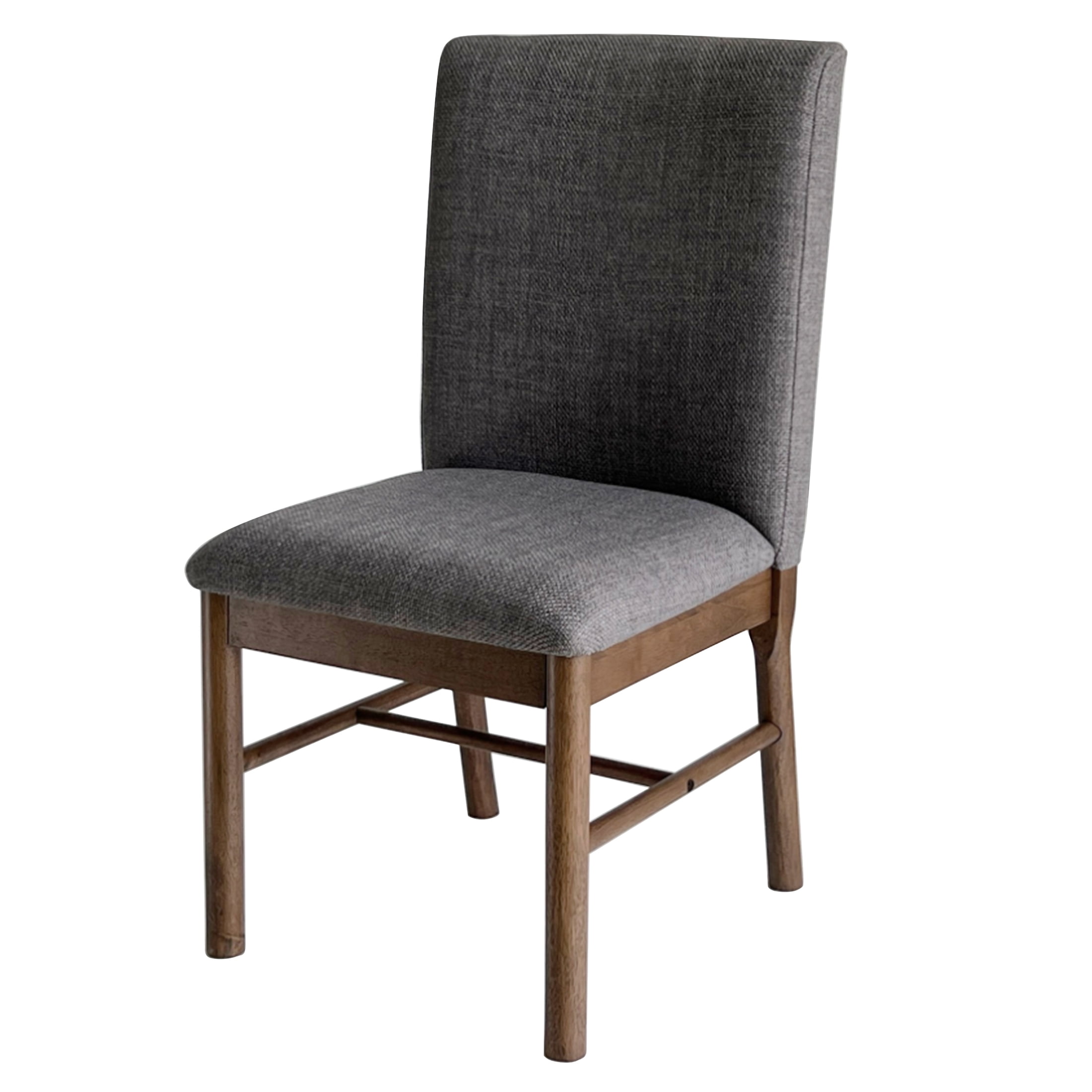 Better Homes & Gardens Reading Tall Dining Chair 2 Pack, Walnut and Gray