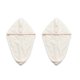 thumbnail image 1 of Toalla para el cabello, turbante absorbente de secado rápido, envoltura para la cabeza para mujeres con botón (2 unidades), 1 of 5