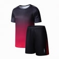 thumbnail image 4 of NOLDARES Toddler Baby Boy Summer Outfits Excavator Embroidery Short Sleeve T-Shirt Top Shorts Set Blazer,15-16 Y, 4 of 5