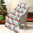 thumbnail image 6 of Christmas Holiday Throw Blanket for Couch Soft White Christmas Fleece Blanket Christmas Blankets and Throws, 50x60 Inch, 6 of 6