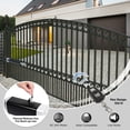 thumbnail image 2 of ALEKO ETL Listed Full Solar Kit Swing Operator for Single Gate up to 18 ft, 2 of 20