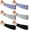 Black, Purple, Grey, variant on Minzimin 3 Pairs Arm Protectors for Thin Skin and Bruising Cut Resistant Forearm Sleeve Level 5 Arm Burn Protection Sleeve
