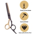 thumbnail image 3 of 6" Professional Beard Scissor Salon Shears - Barber Scissors For Comfort and Precision, 3 of 5