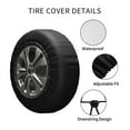 thumbnail image 6 of Kll Wasp And Florals Tire Cover,Universal Wheel Tire Cover For Trailer, Rv, Suv, Truck,Camper And Many Vehicle,(15 Inch), 6 of 8