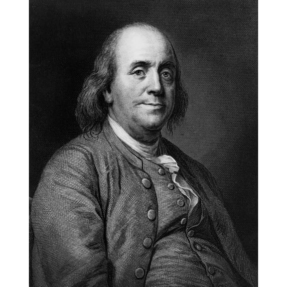Print: Benjamin Franklin, 1868