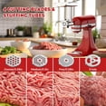 thumbnail image 4 of GVODE 2-in-1 Meat Grinder & Slicer Shredder Attachments for KitchenAid Stand Mixers, White, 4 of 8