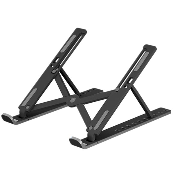 Amdohai Laptop Stand Ultra-thin Notebook Support Holder 10-Level Adjustable Height Foldable Computer Holders Desk Dock Bracket for Laptop Tablet PC