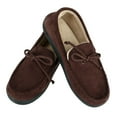 thumbnail image 2 of Isotoner Pantoufle Mocassin en Microsuède pour Homme avec Point Fouetté, 2 of 4