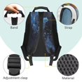 thumbnail image 4 of Pzuqiu Sea Turtle Hibiscus Print Kids Backpack for Kindergarten to Middle School Boys Girls 17 Inch Schoolbag Breathable Large Capacity Bookbag for Back to School Daily Travel, 4 of 7