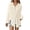 A-Beige419, variant on Women's Oversized Button Down Shirt Breathable Casual Vacation Blouse Everyday Wear